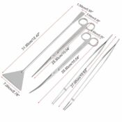 5 Pcs Stainless Steel Aquarium Maintenance Tools Kit