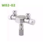 Wyin ZRDR 2 Way CO2 Splitter with needle Valve