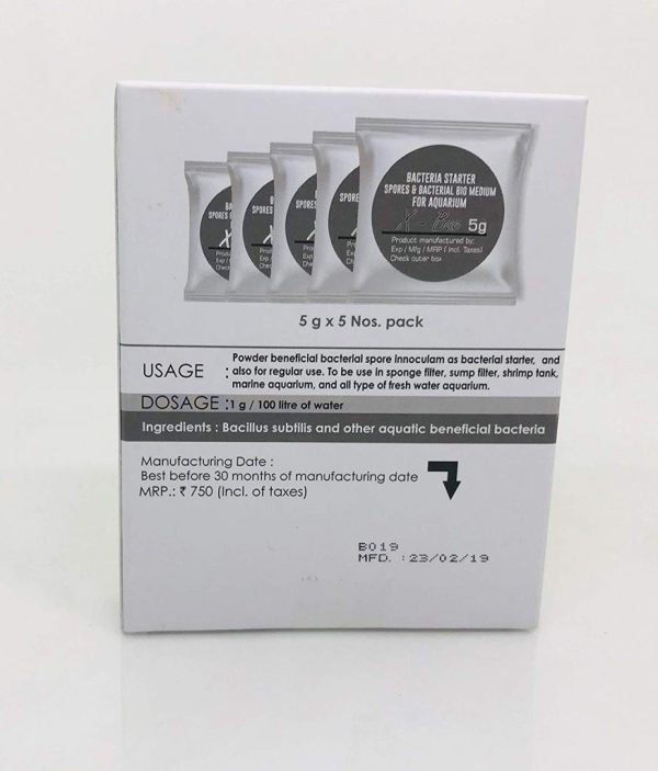 X-bac Bacteria Starter Kit (5gms X 5 Nos)