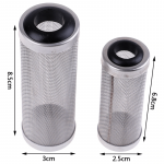 Stainless Steel Filter Inlet Case/Mesh/Shrimp Nets (12mm/16mm)