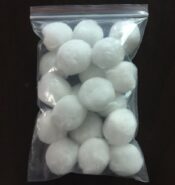 White Bio Fiber Ball Filter Media