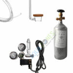 CO2 Cylinder 2 Ltr Kit with Dual Gauge