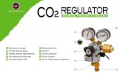 UPAqua CO2 Regulator with Solenoid