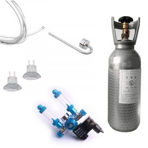 4 Ltr CO2 Kit with Single gauge and Dual Output Regulator