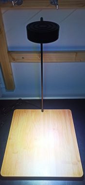 Wrgb Led With Wooden Stand