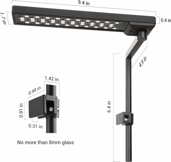 chihiros c2 rgb LED light dimension