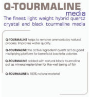 Q-Tourmaline Quartz Filter Media