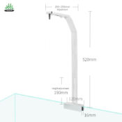 WEEK Aqua Light Stand Dimensions