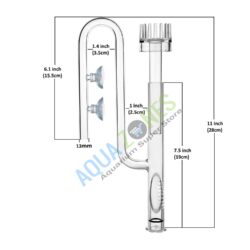 13mm glass inlet with skimmer