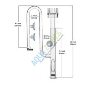 17mm glass inlet with skimmer