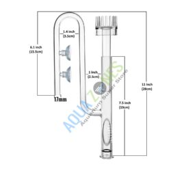 17mm glass inlet with skimmer