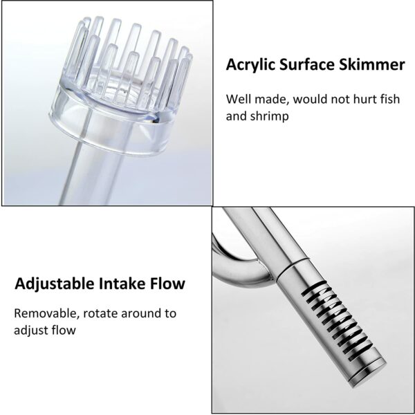 Mufan Stainless Steel Lily Pipe with Skimmer