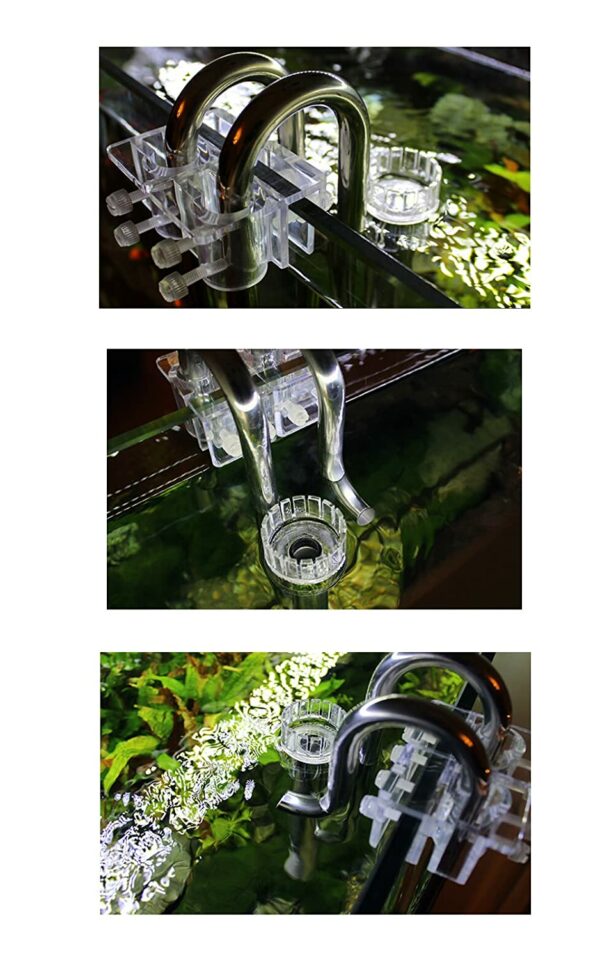 Mufan Stainless Steel Lily Pipe with Skimmer Acrylic Holders