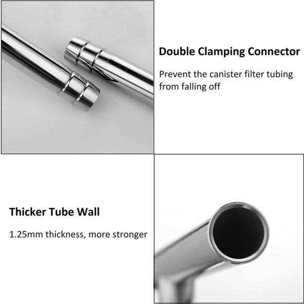 Mufan Stainless Steel Lily Pipe with Skimmer Connectors