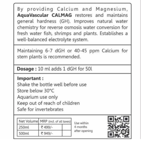 Aquavascular CalMag GH Booster