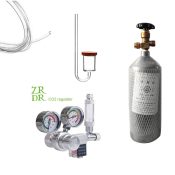 2Ltr CO2 Kit with ZRDR Dual Gauge Regulator