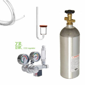 5Ltr CO2 Kit with ZRDR Dual Gauge Regulator