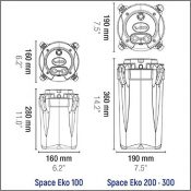 SICCE Space Eko+ dimensions