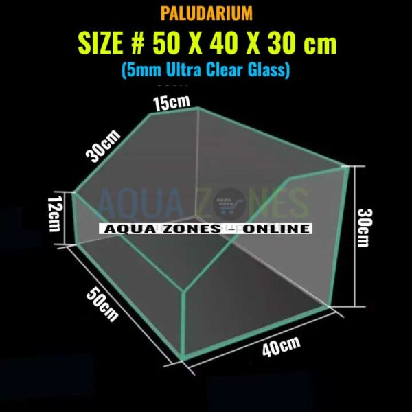 Ultra Clear Paludarium Tanks 50cm Specifications