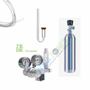 CO2 Aluminium Cylinder 1 Ltr Kit with Dual Gauge