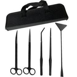 5 Pcs Black Stainless Steel Maintenance Tools Kit