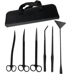 6 Pcs Black Stainless Steel Maintenance Tools Kit