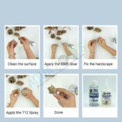 Aquascaping-Hardscape-Guoelephant-Glue-with-Spray-How to use