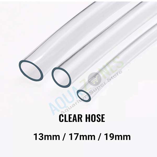 Clear Hose 13mm 17mm 19mm - Aqua Zones