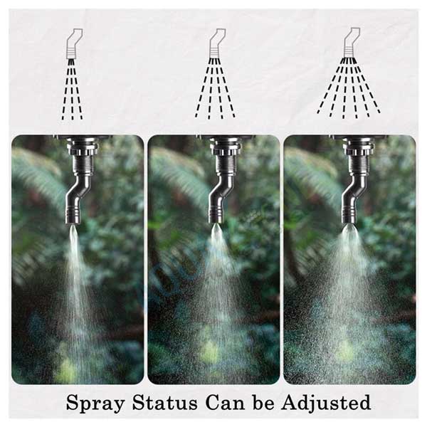 Intelligent Automatic Misting System Tropical Rainforest Spray System Nozzle Adjustment