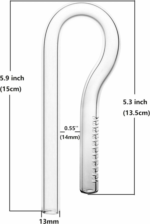 Greenosis Glass Inlet Lilly Pipe 13mm Details