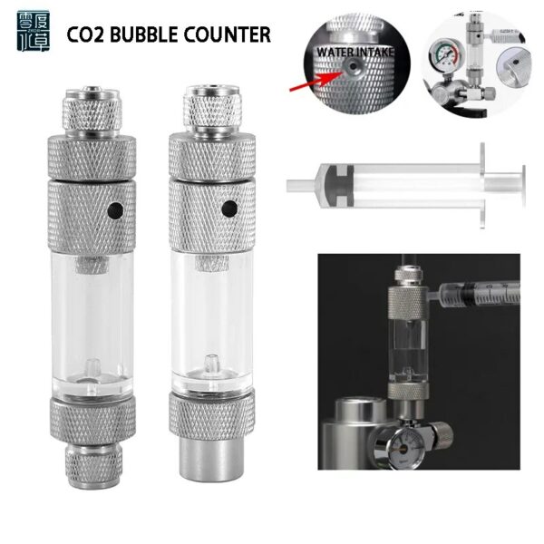 ZRDR CO2 Bubble Counter With Water Injection