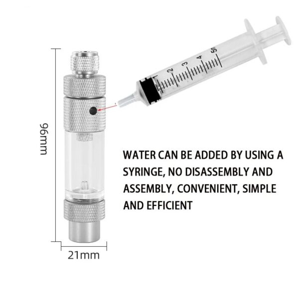 ZRDR CO2 Bubble Counter With Water Injection method