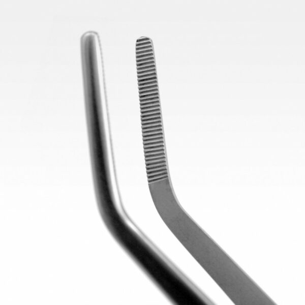 Aquavitro Curved Forceps 25cm