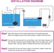 Jebao Jebato-150 ATO Refill System Diagram