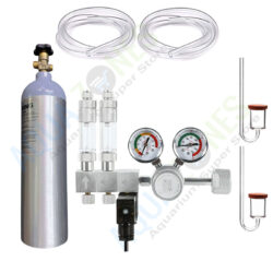 CO2 Cylinder 5 Ltr Kit with ZRDR Dual Gauge Dual Stage Co2 Pro Series Regulator