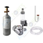 CO2 Cylinder 2 Ltr Kit with Week Aqua Single Gauge
