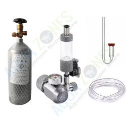 CO2 Cylinder 2 Ltr Kit with Week Aqua Single Gauge